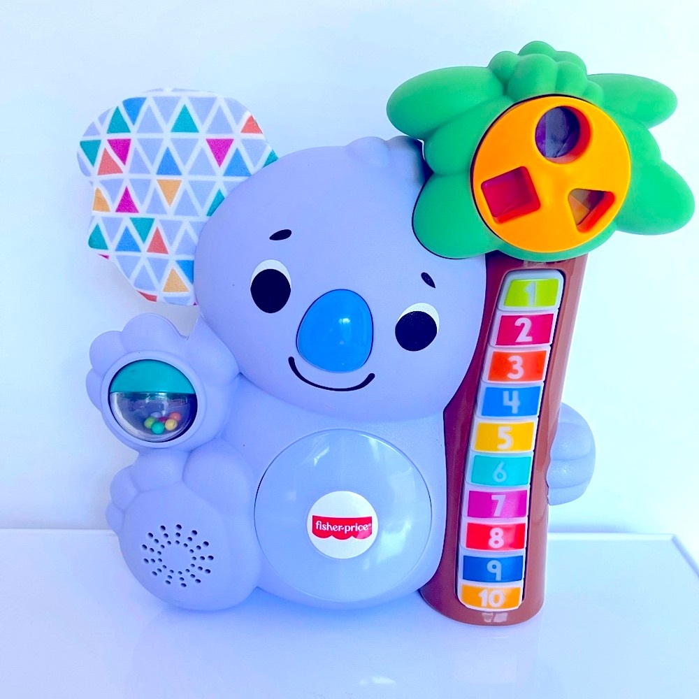 Fisher-Price Purple Koala Linkimals Counting and Learning Toy for Baby & Toddler